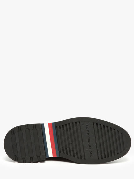 Derby Veterschoenen Uit Leder Tommy hilfiger Zwart men 5588BDS ander zicht 5